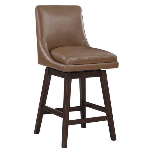 Home Furnishings Allingham Bar Stool Swivel, Molasses