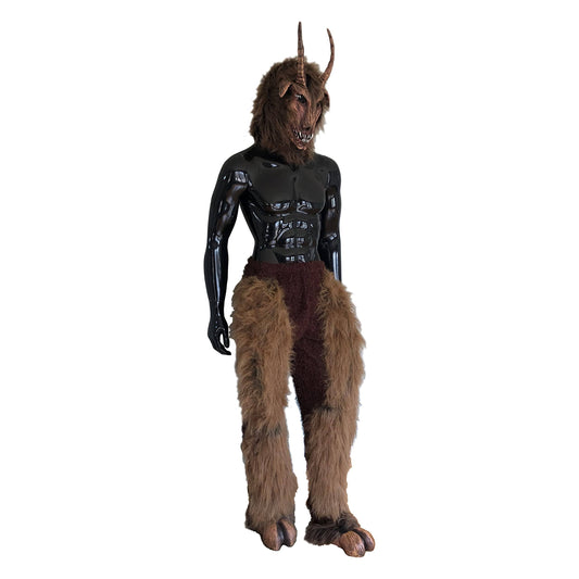 Horned Goat Devil Mask And Legs Complete Costume