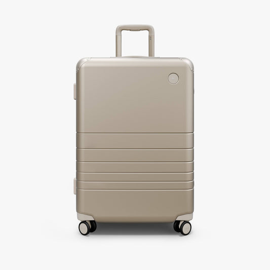 Hybrid Carry-On - Best Luggage & Suitcase, Silver By