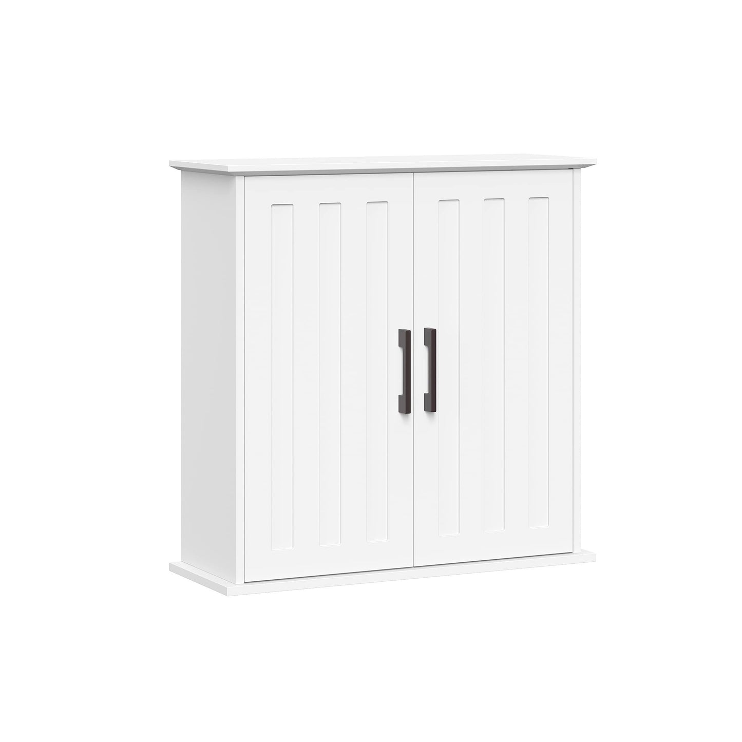 Home Monroe Two-Door Wall Cabinet - White