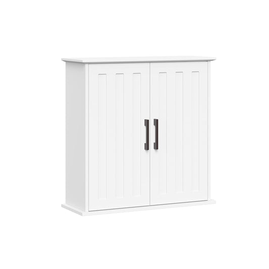 Home Monroe Two-Door Wall Cabinet - White