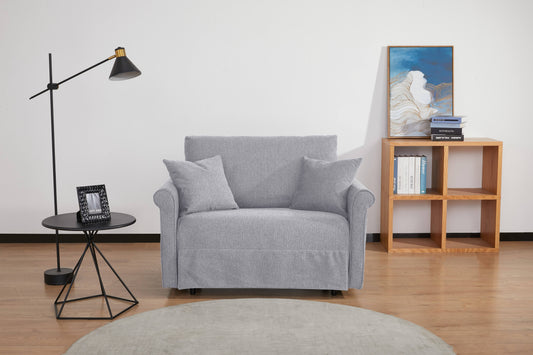 Home Fresno Convertible Chair, Gray