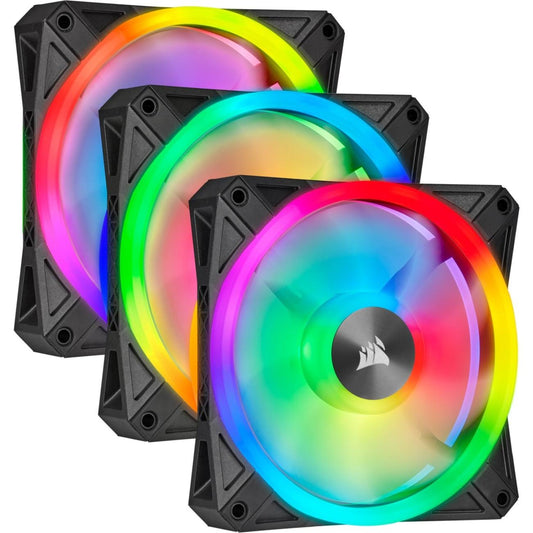 Icue Ql120 Rgb 120mm Pwm Triple Fan With Lighting Node