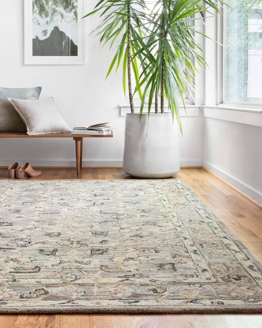 Ii Beatty Bea-04 Light Blue Multi Rug - 5 Ft X 7 Ft 6 In