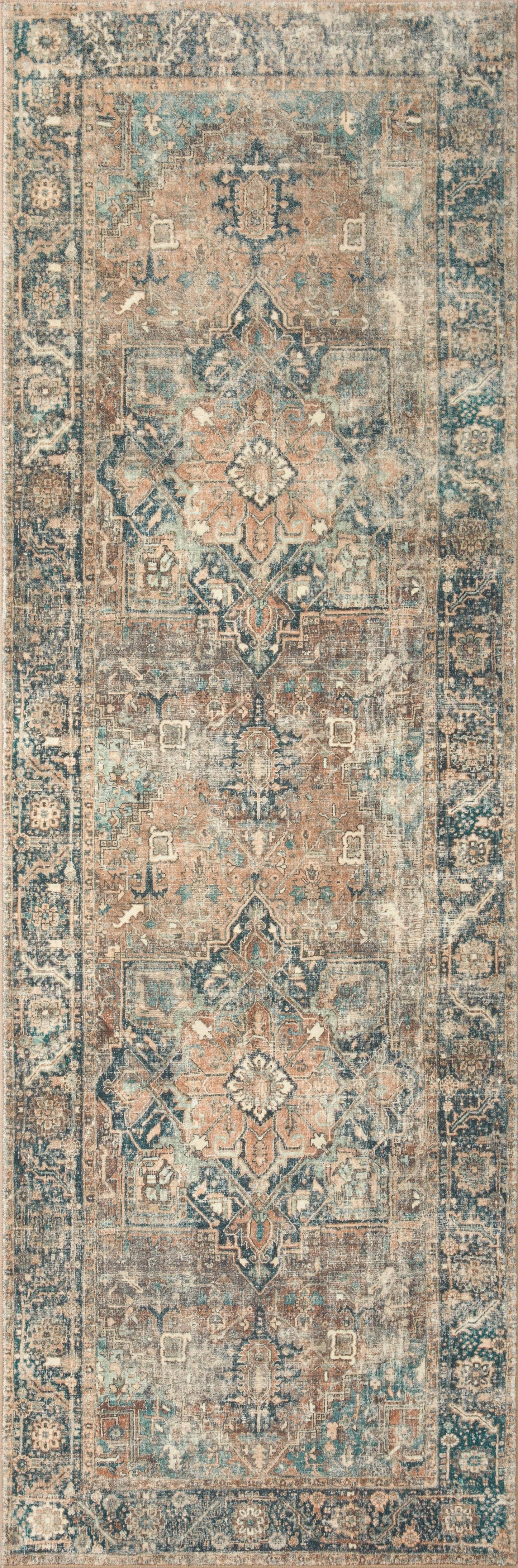 Ii Margot Mat-02 Terracotta Lagoon Rug - 7 Ft 6 In X 9 Ft 6 In
