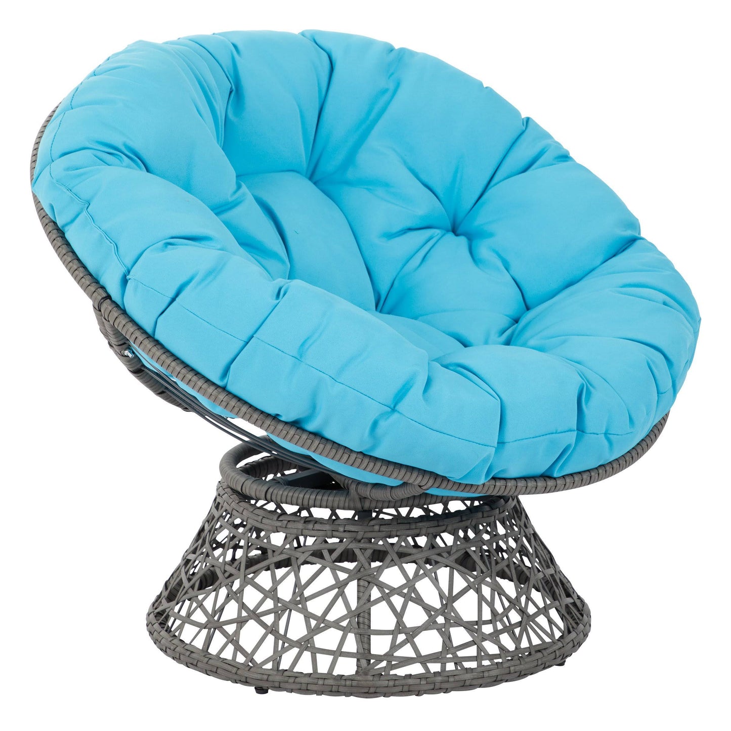 Home Furnishings - Papasan Chair - Blue