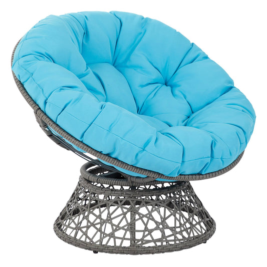 Home Furnishings - Papasan Chair - Blue