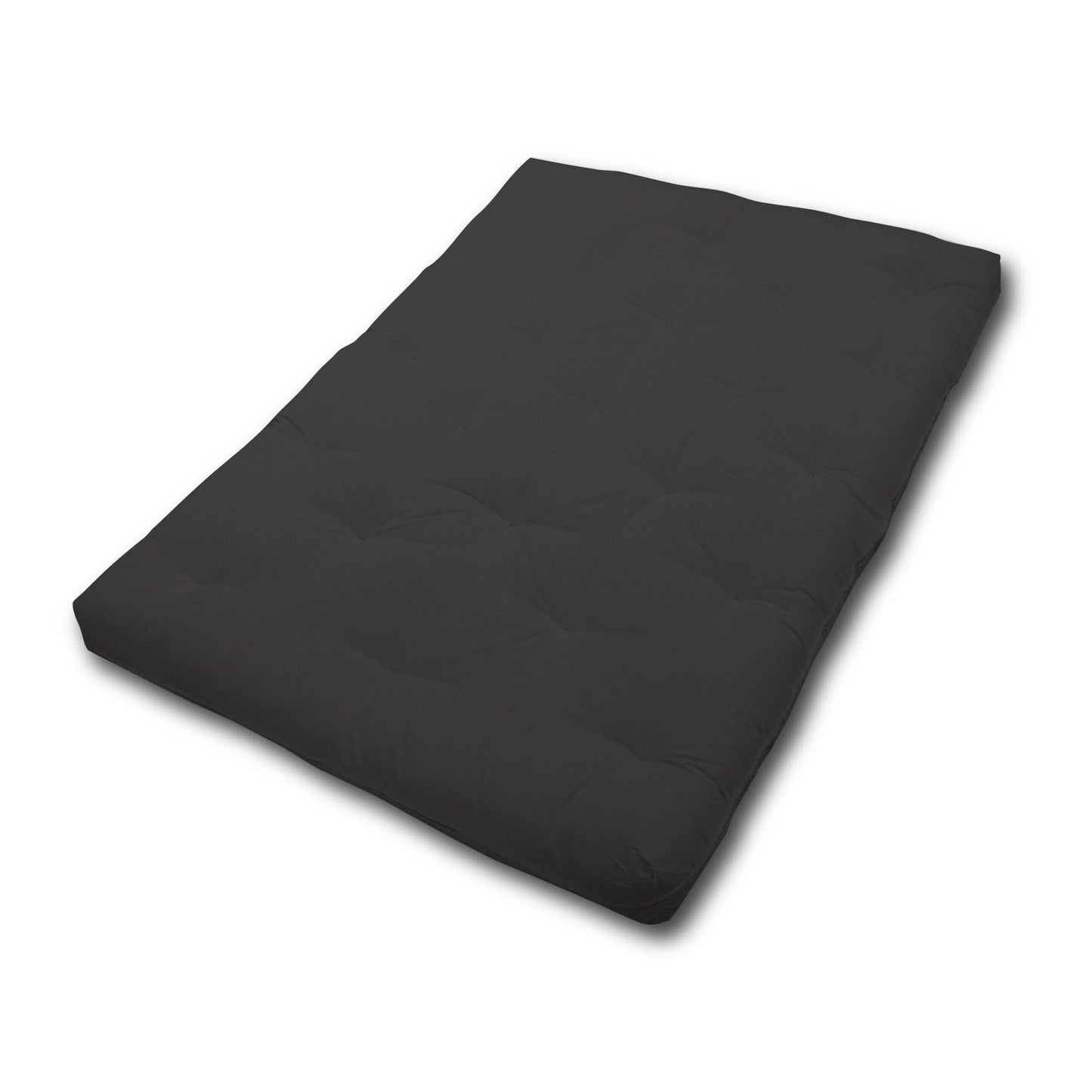 Home 8" Futon Mattress Size: Twin, Color: Navy