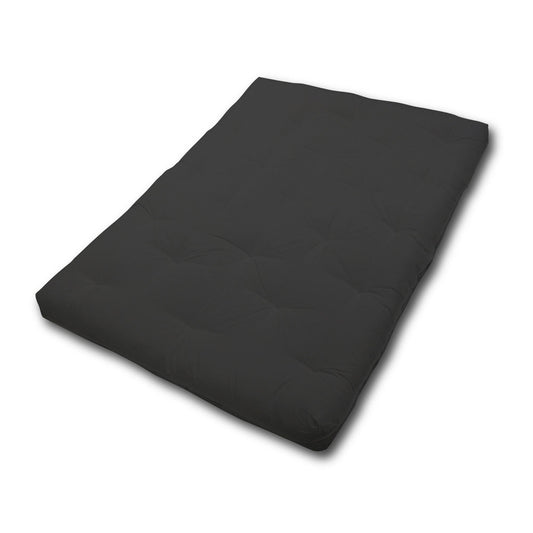 Home 8" Futon Mattress Size: Twin, Color: Navy