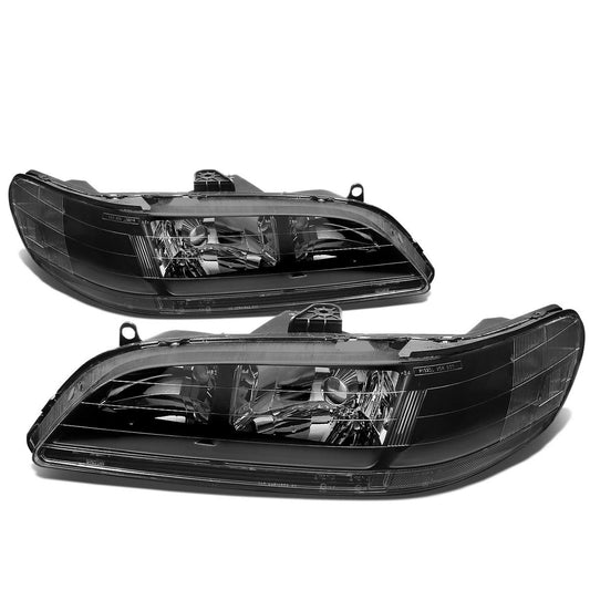 Hl-Oh-Ha98-Bk-Cl1 For 1998 To 2002 Honda Accord Oe Style Headlight Black Housing Clear Corner Headlamp 99 00 01 Lef
