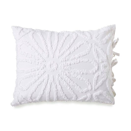 Home Chenille Medallion Comforter Set, Full/Queen - Indigo