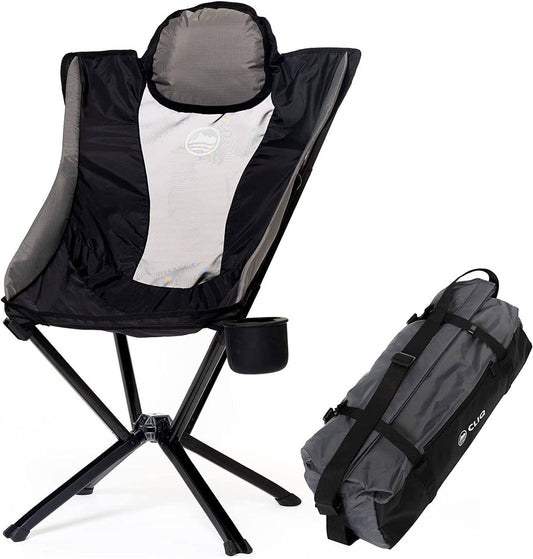 High Back Camp Chair Ultimate Comfort Camping Chair With Pillow