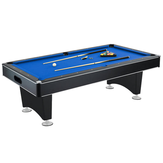 Hustler 8' Pool Table, Blue
