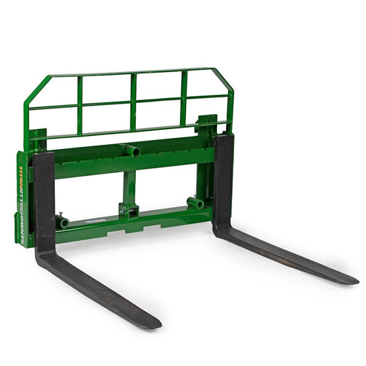 Hook And Pin Pallet Fork Frame Attachment With 48in Fork Blades, Fits John Deere Tractors, Rated 6,000 Lb, Men's, Size: One Size 132428