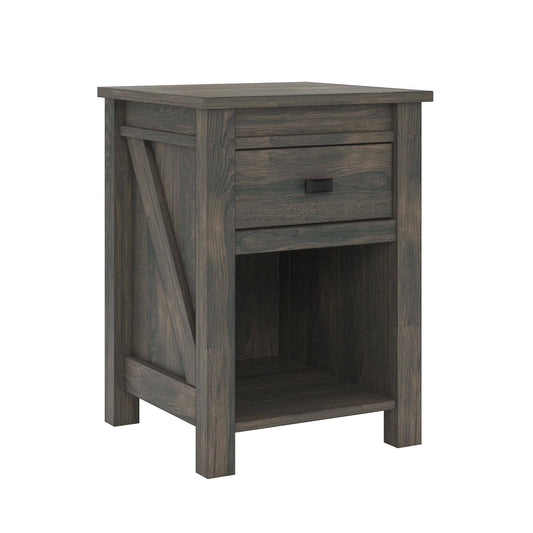 Home Farmington Nightstand Weathered Oak