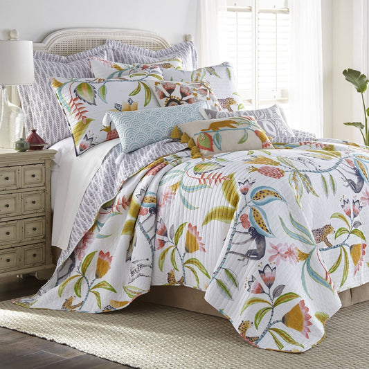 Home Melina Quilt Set - Cotton King/Cal King / Multi