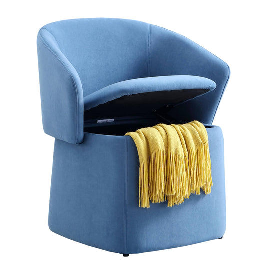 Hills Furniture Flip-Back Accent Chair Powder Blue