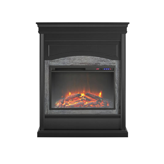 Home Lamont Electric Fireplace - Black