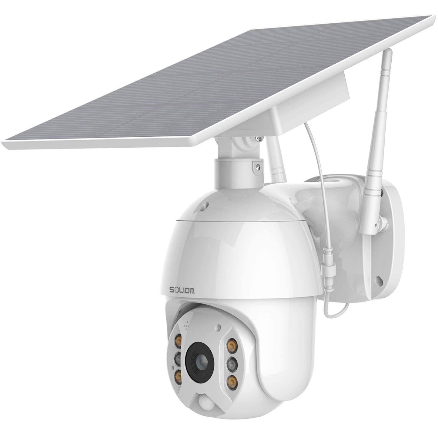 Home Security Camera Outdoor, Wireless Wifi Pan Tilt 360° View Spotlight