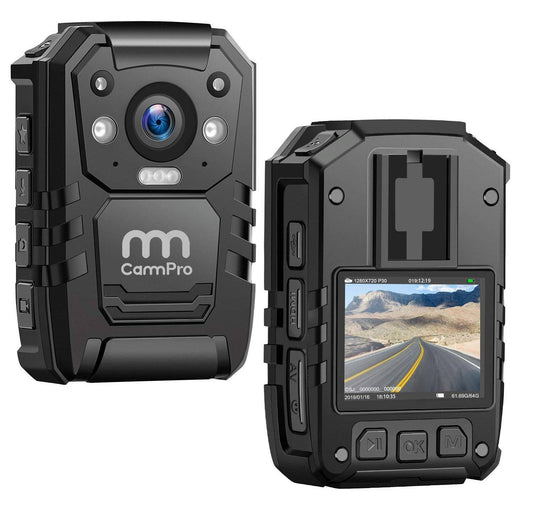 I826 1296p Hd Police Body Camera,128g Memory,Waterproof Body Worn Camera,Premium Portable Body Camera With Audio Recordi