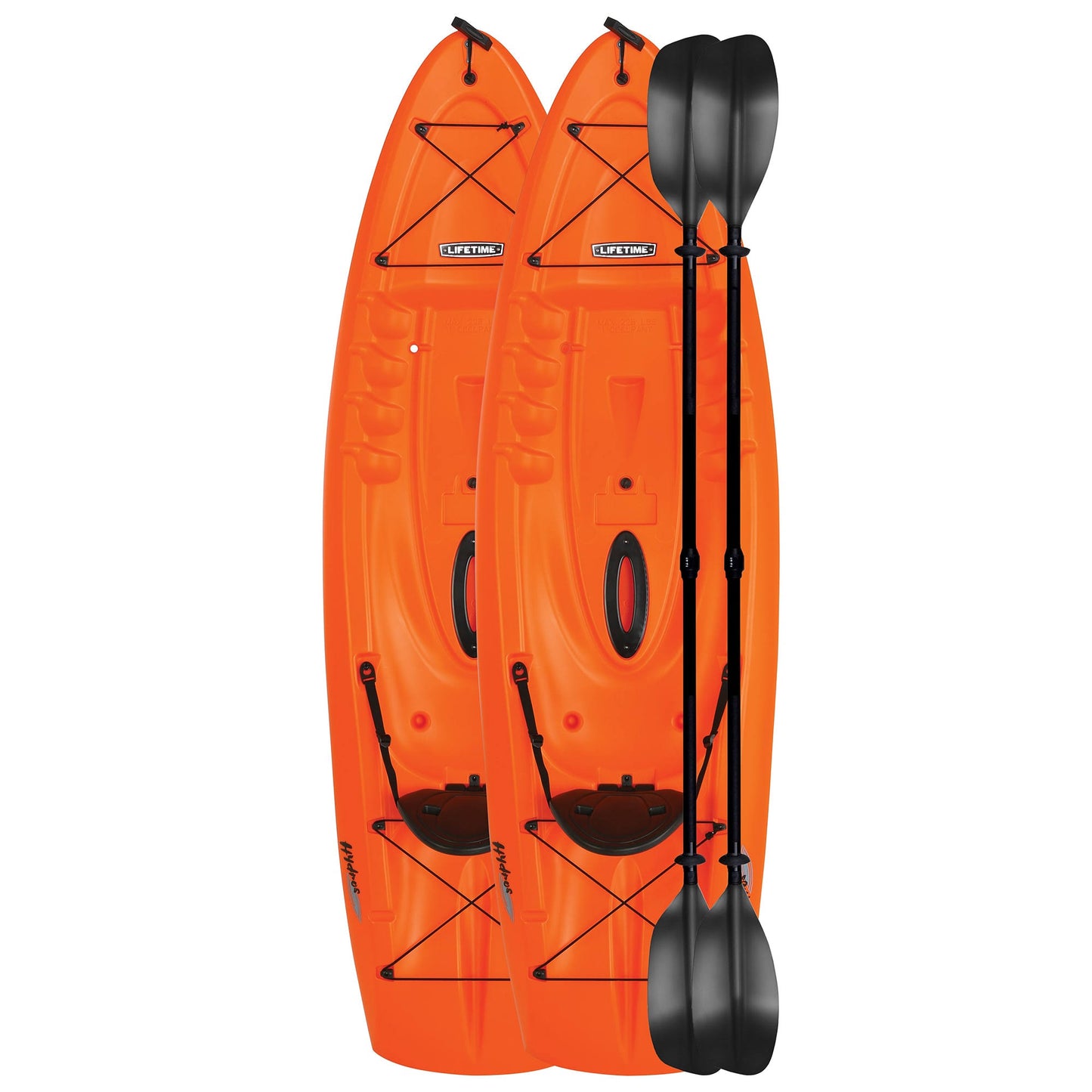 Hydros 8'5" Sit-On-Top Kayak (Paddle Orange